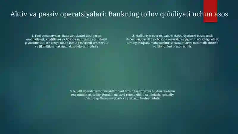 Tijorat Banklarining Operatsiyalari 3