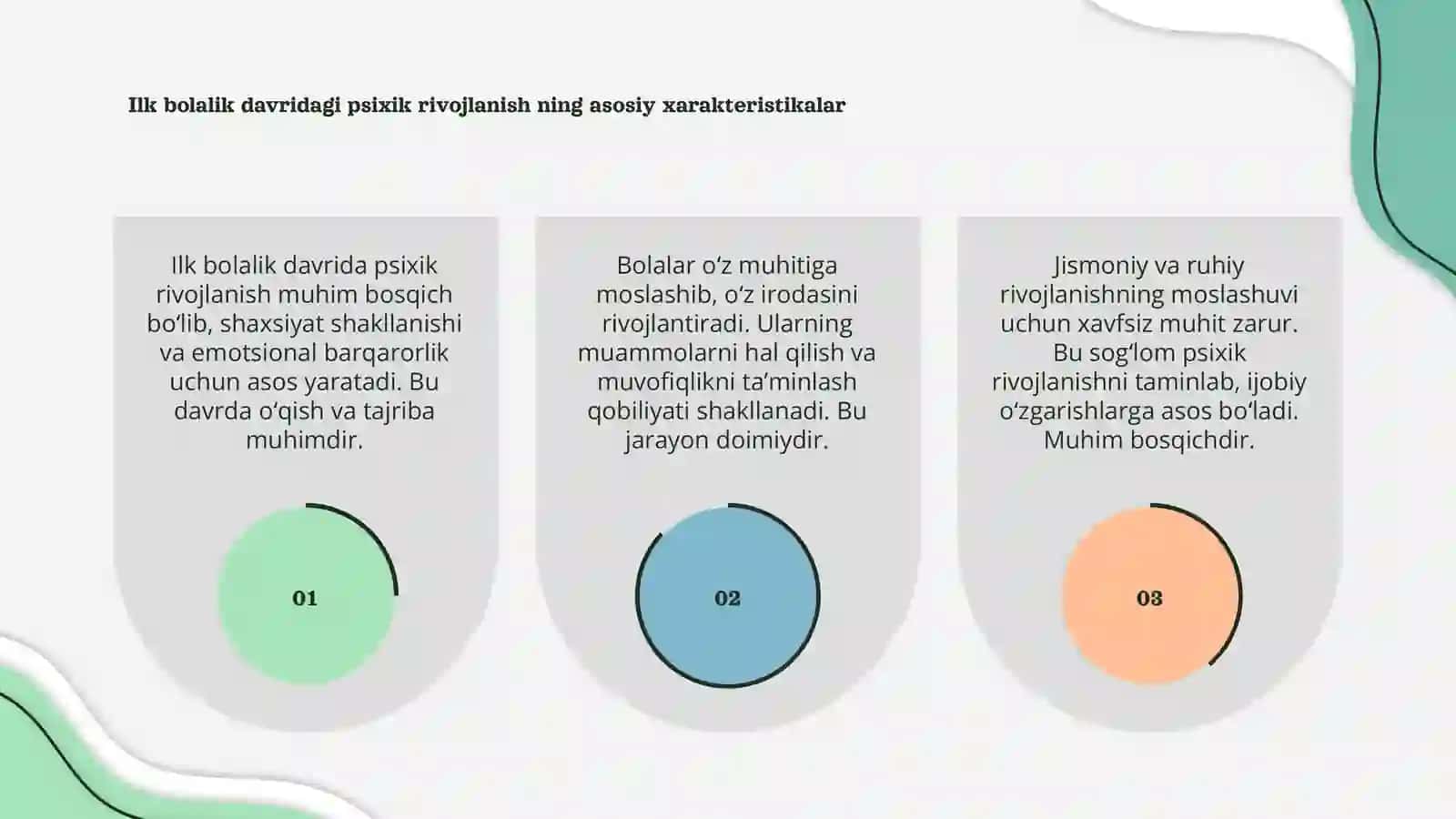 Ilk bolalik davrida psixik rivojlanish xususiyatlari 3