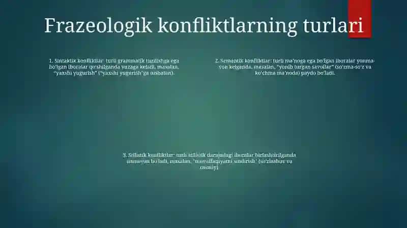 Frazeologik Chatishmalar 3