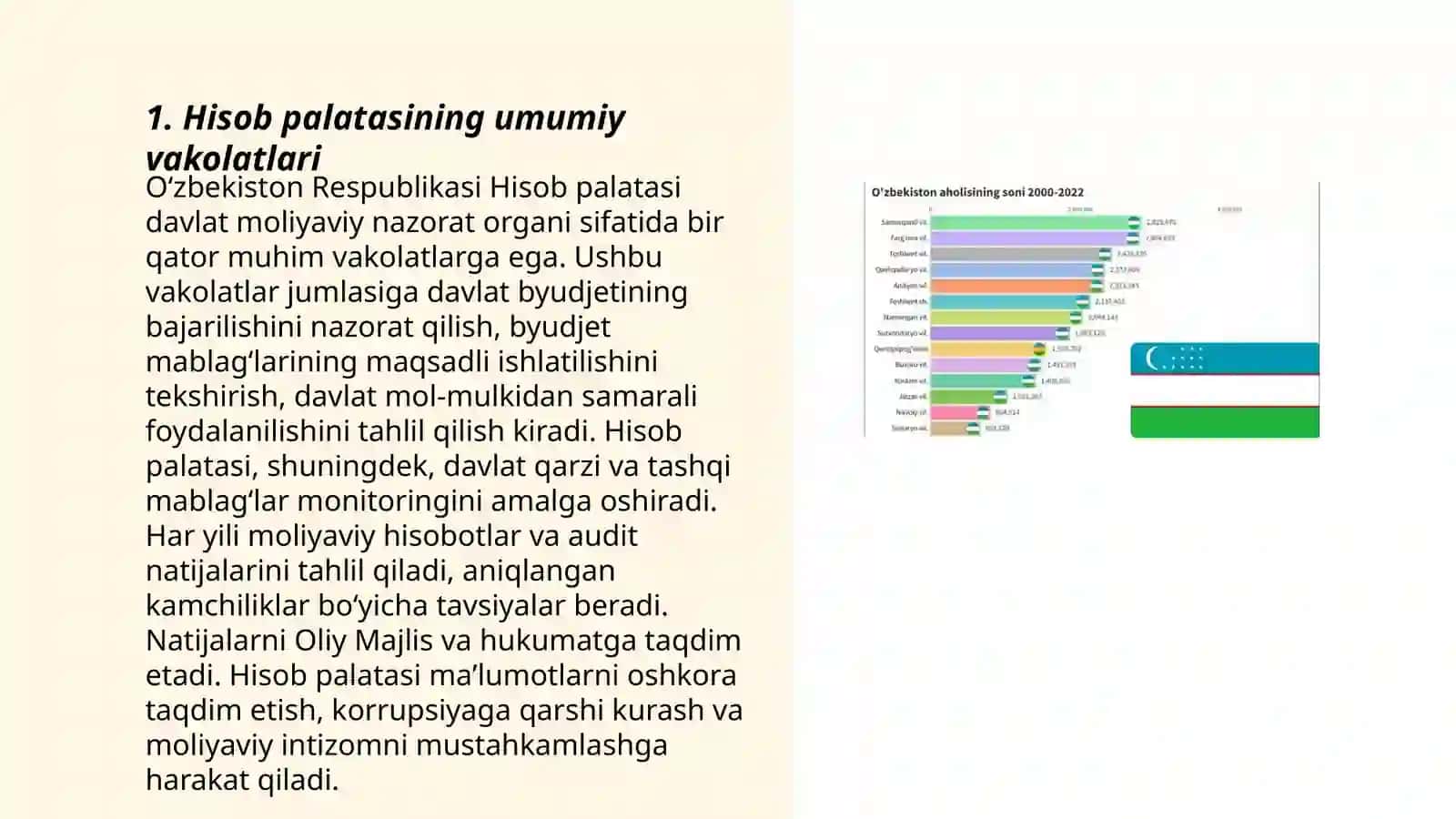 Òzbekiston Respublikasi Hisob palatasining asosiy vakolatlari 3