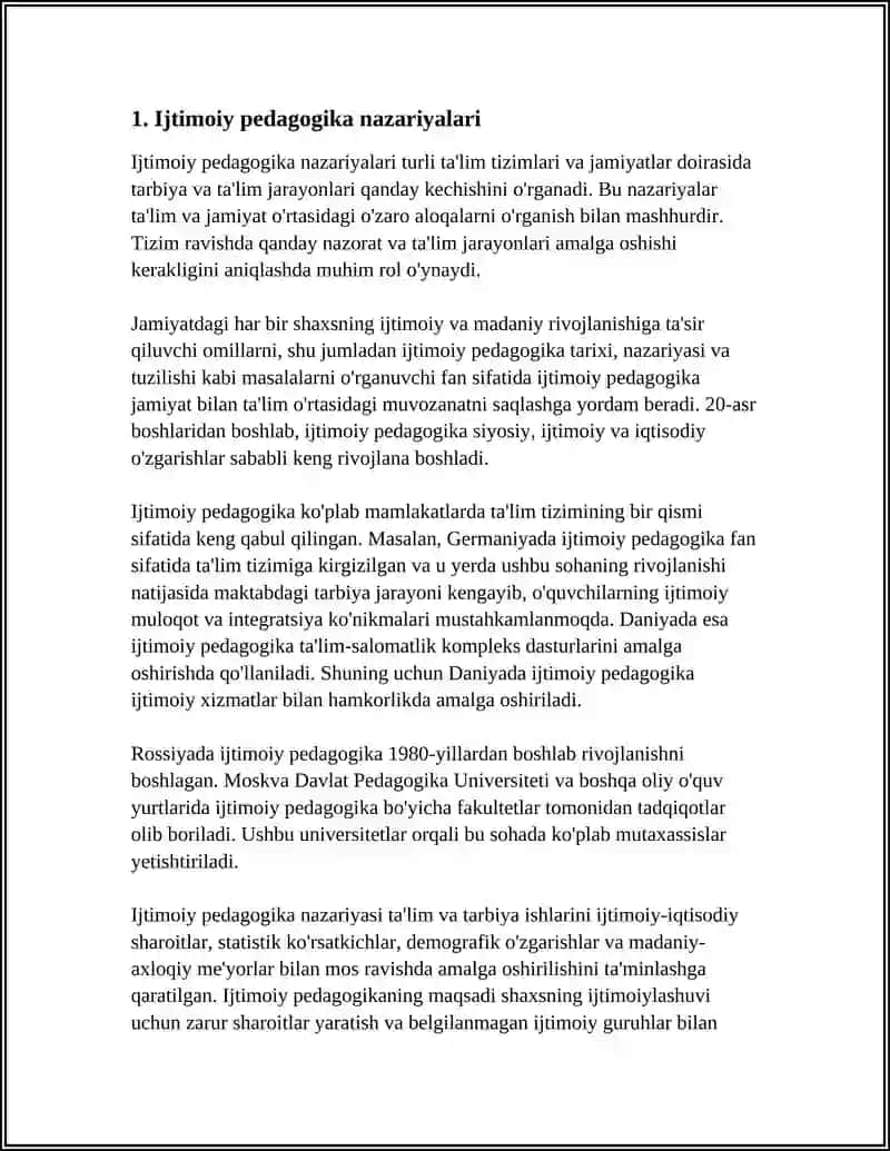 Ijtimoiy Pedagogika Tushinchasi 3