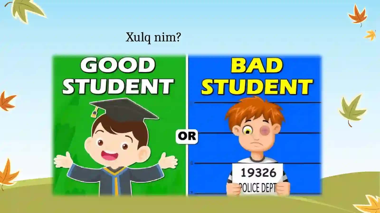 BIZNING XULQIMIZ! (ODOB – TARBIYANING MEVASI) 3