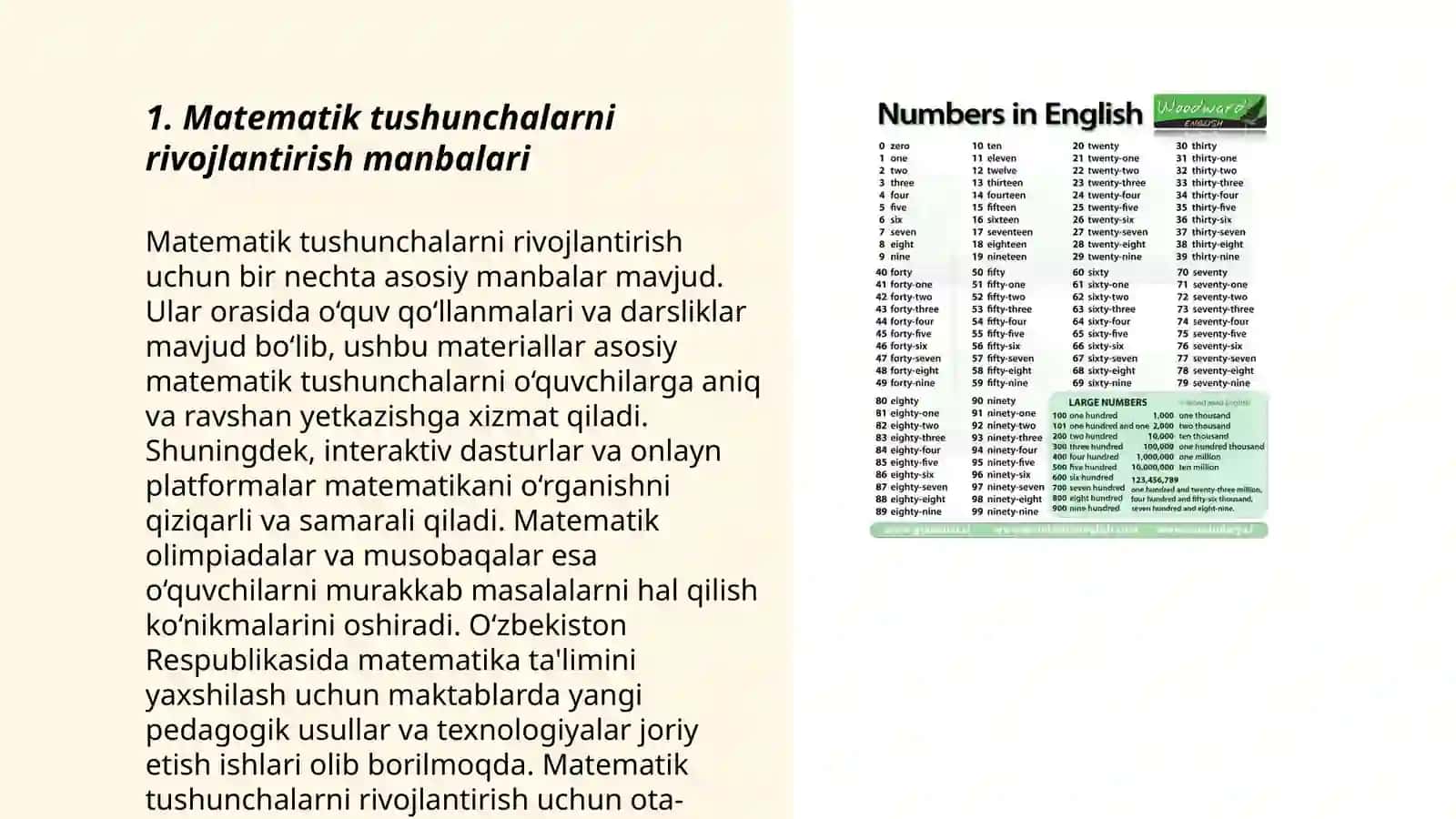 Matematik tushunchani shakllantirish manbalari 3