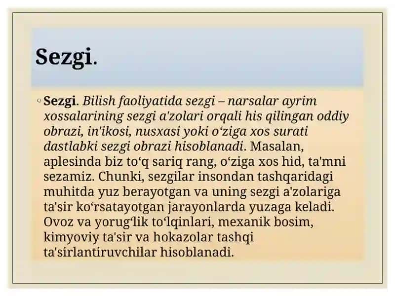 Hissiydarajadagi bilimning shakllari 3