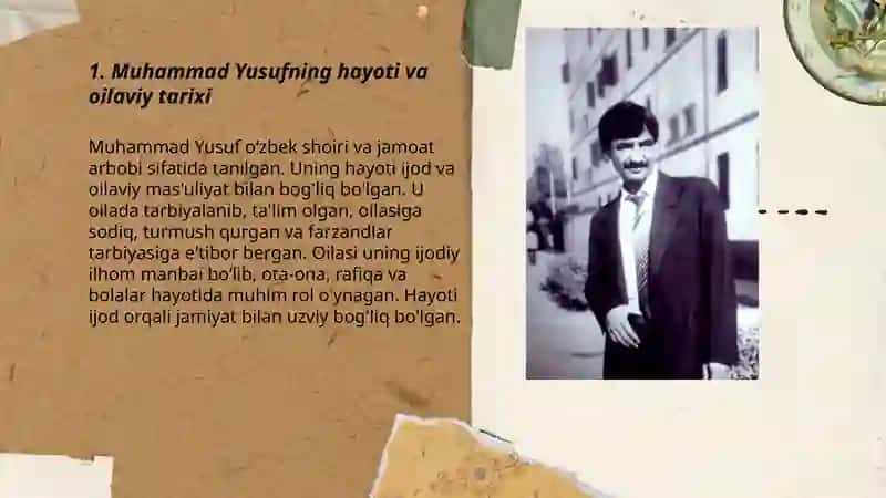 Muhammad Yusufning hayoti va oilaviy tarixi 3
