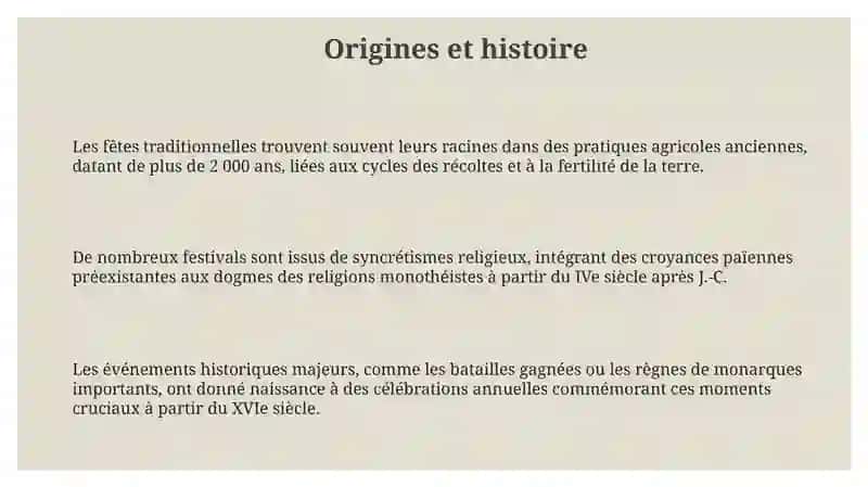 Les fetes traditionelles 3
