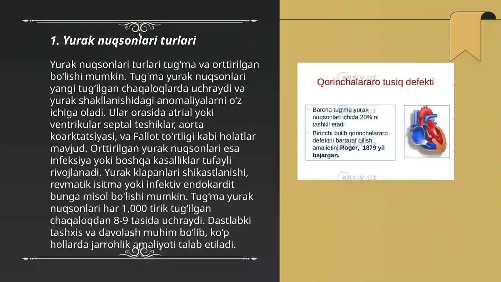 Ortirilgan yurak nuqsonlari 3