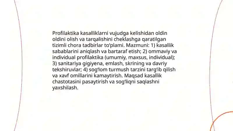 Profilaktika va uning turlari 3