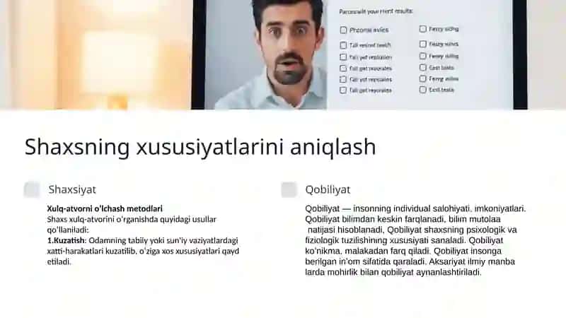 Psixologik Testlar va Ularning Imkoniyatlari 3