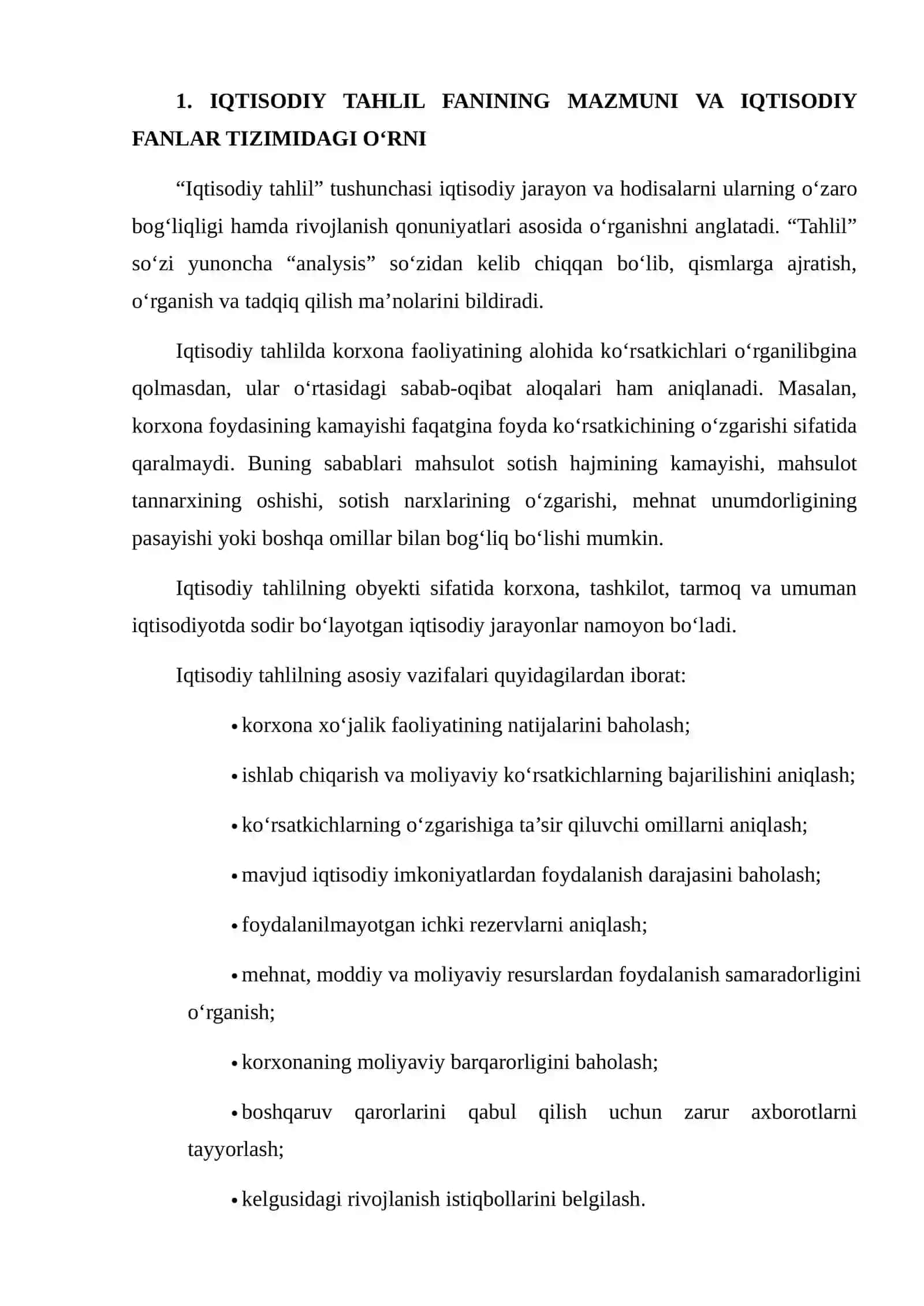 IQTISODIY TAHLIL — FAN SIFATIDA SHAKLLANISH TARIXI 3
