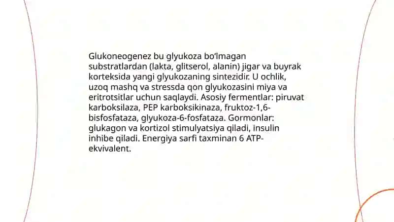 Glukoneogenez 3