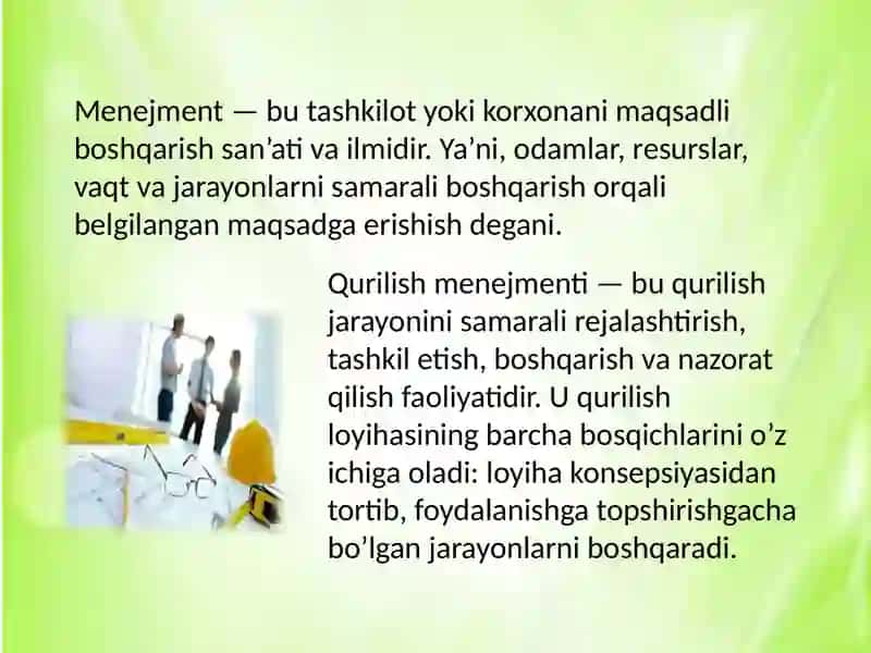 Shvetsiyada Qurilish Menejmenti 3