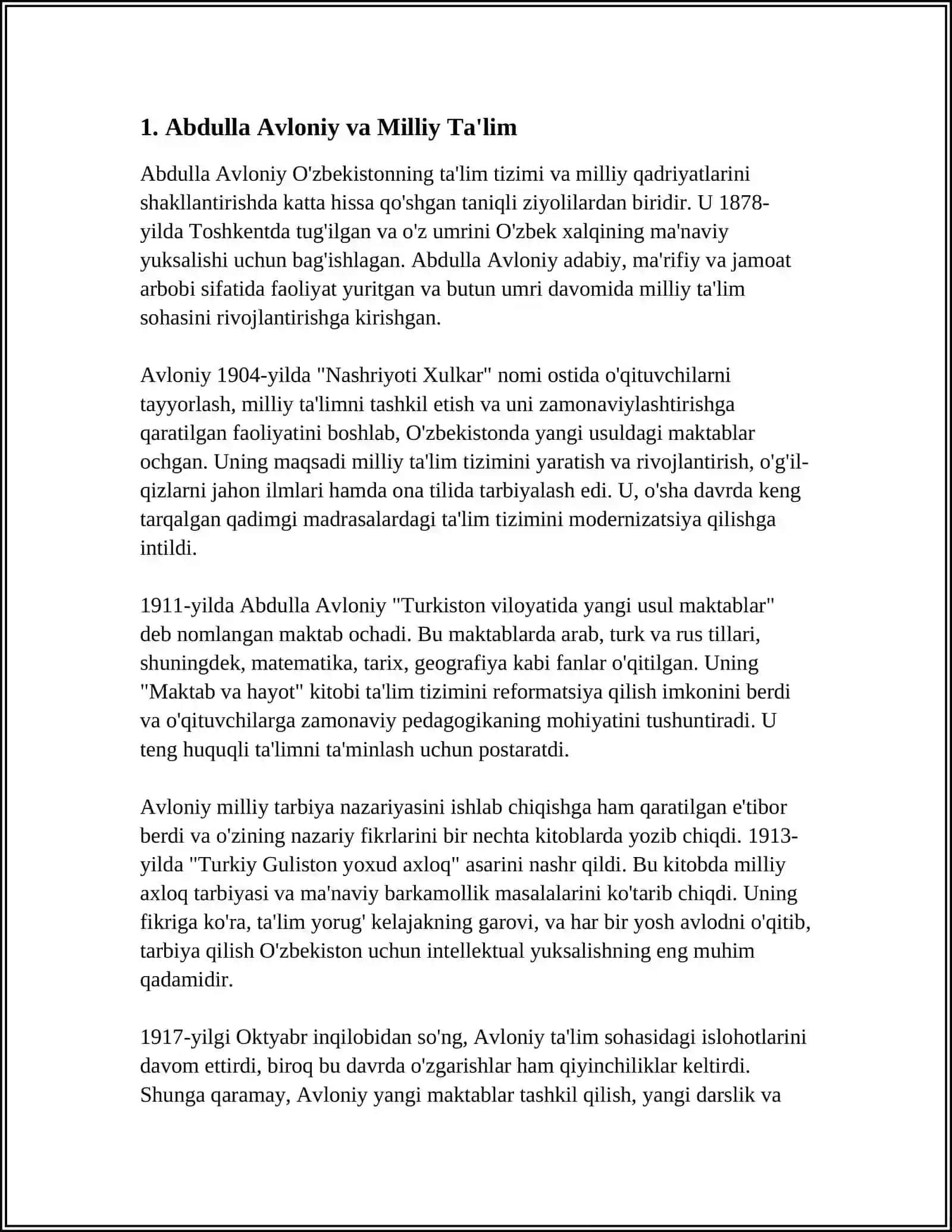 ABDULLA AVLONIY PEDAGOGIK QARASHLARI 3