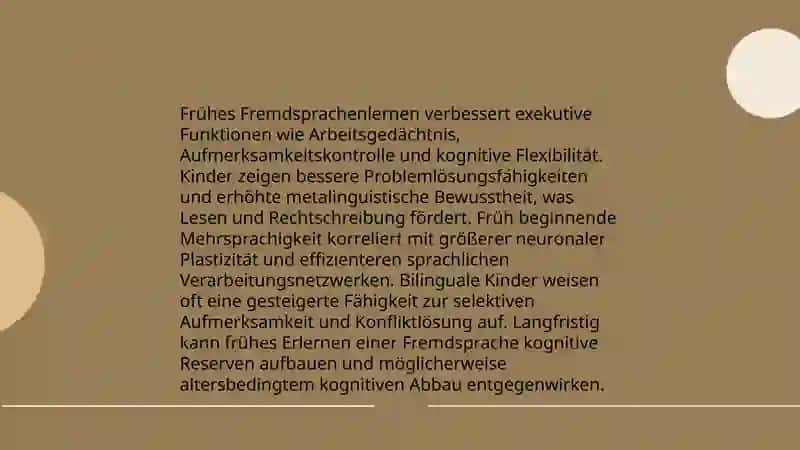 Frühes Fremdsprachenlernen 3