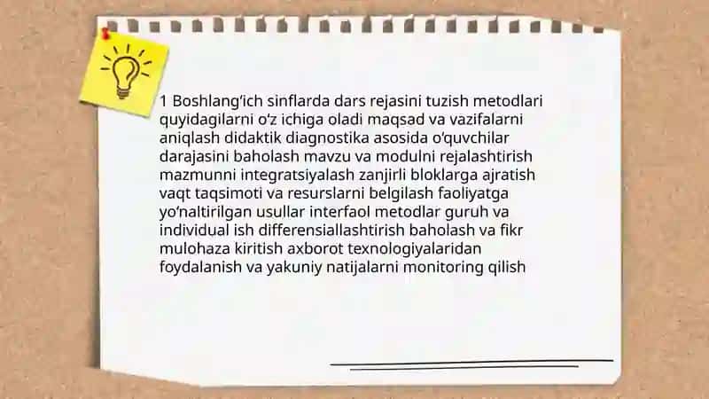 Boshlangʻich sinflarda taʼlim metodlari va vositalari 3