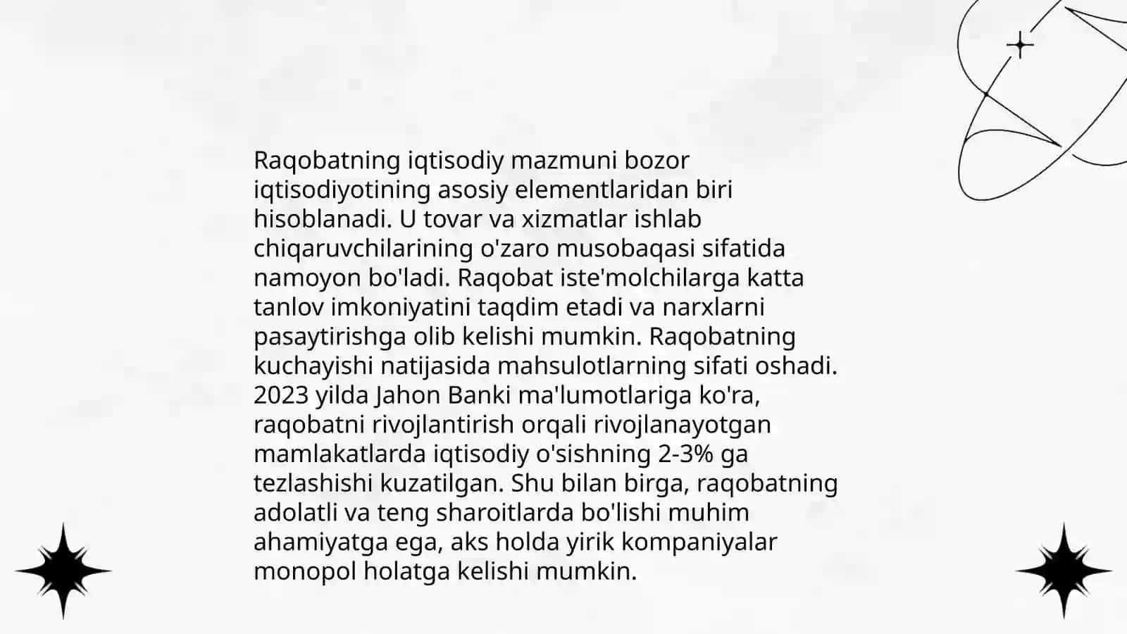 Raqobatning moxiyati, shakllari va usullari 3