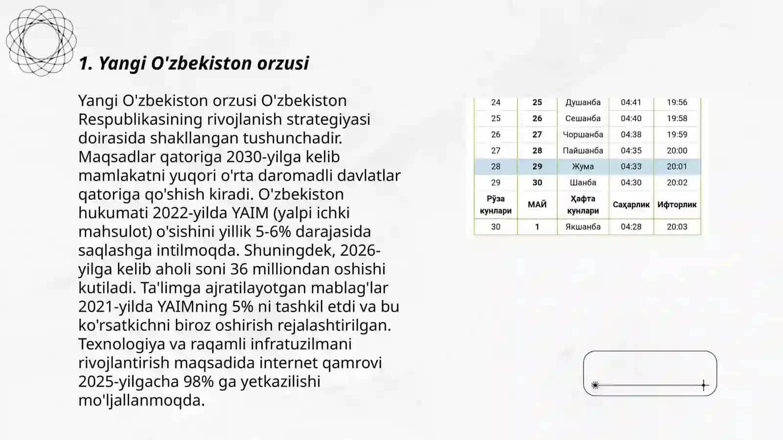 Yangi O'zbekiston orzusi 3