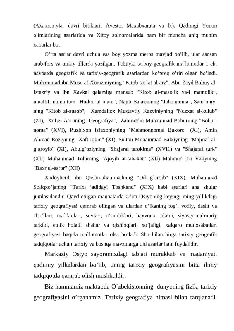 Tarixiy geografiya fanining predmeti vazifalari 3