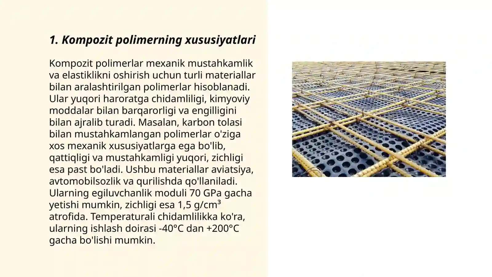 Kompozit polimer armaturali beton konstruksiyalar 3