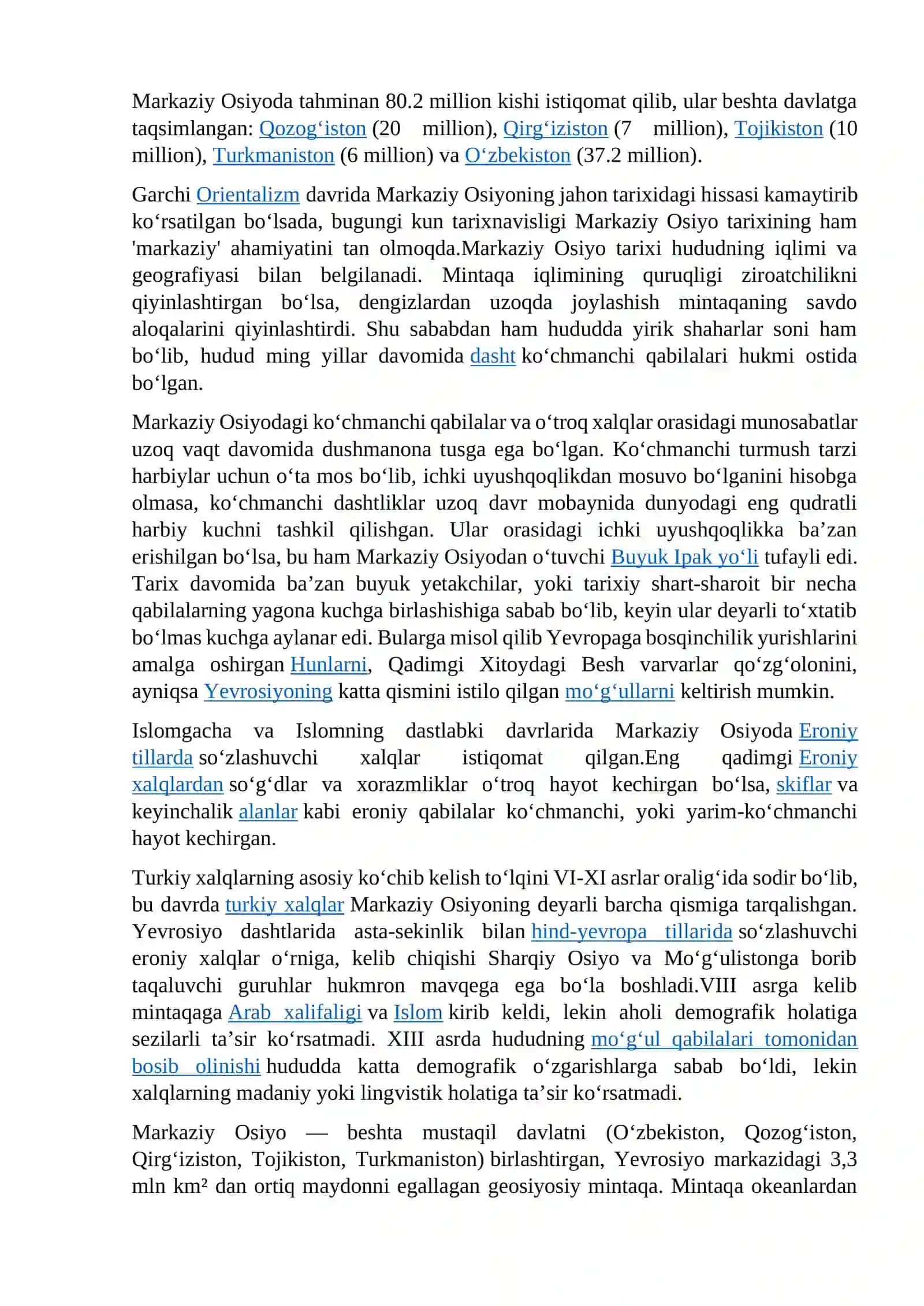 Markaziy Osiyo davlatlarida ta’lim tarbiyaning o’ziga xosliklari 3