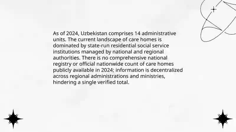 A care home system in Uzbekistan 3