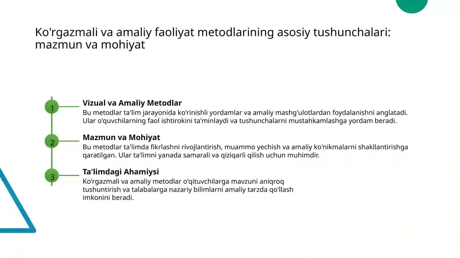 Ko'rgazmalik va amaliy faoliyat metodlari 3