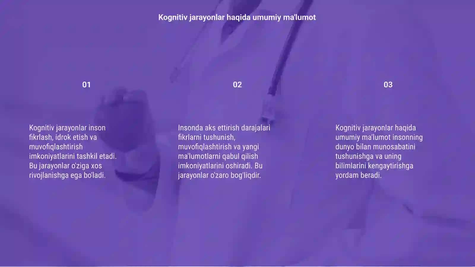 Kognitiv jarayonlarni shaklllanishi 3