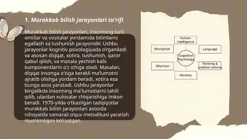 Murakkab bilish jarayonlari 3