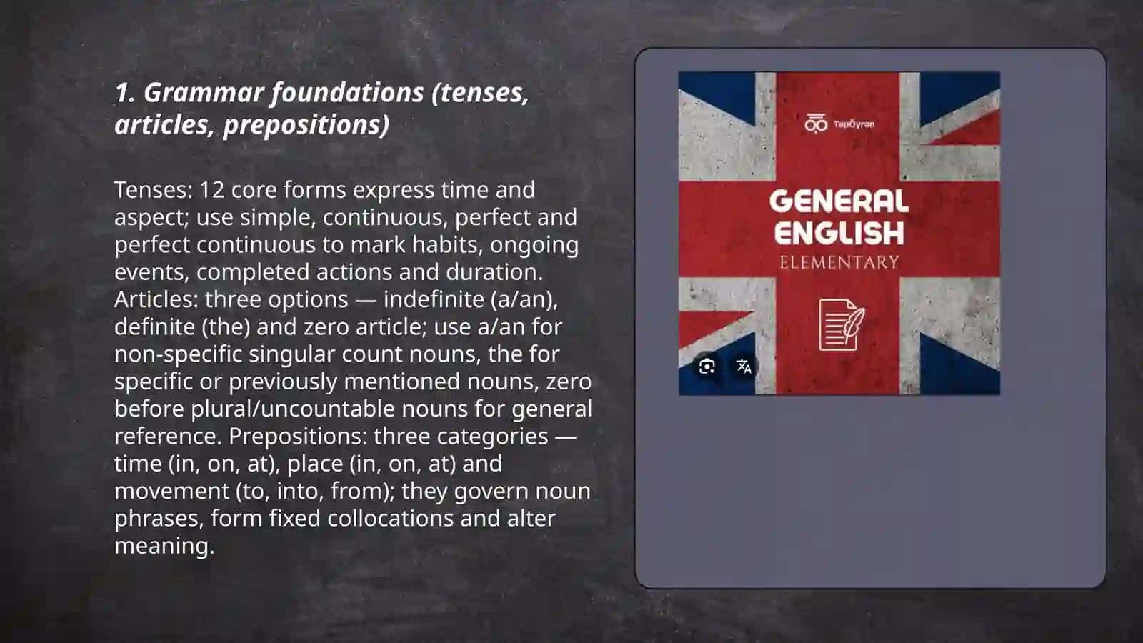 General English and Academic English 3