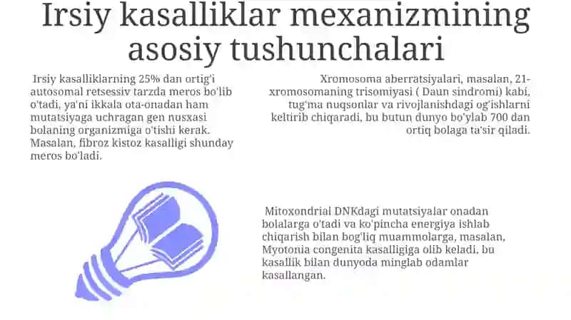 Irsiy kasalliklarning kelib chiqish mehanizimi 3