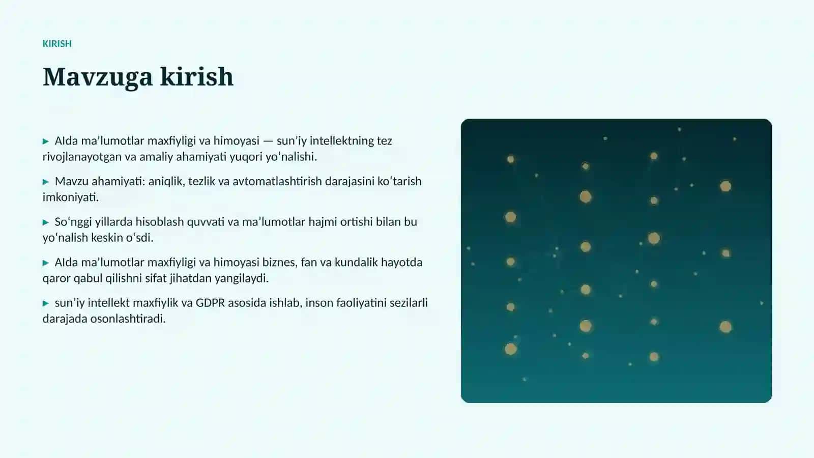 SUNʼIY INTELLEKT • PROFESSIONAL TAQDIMOT 3