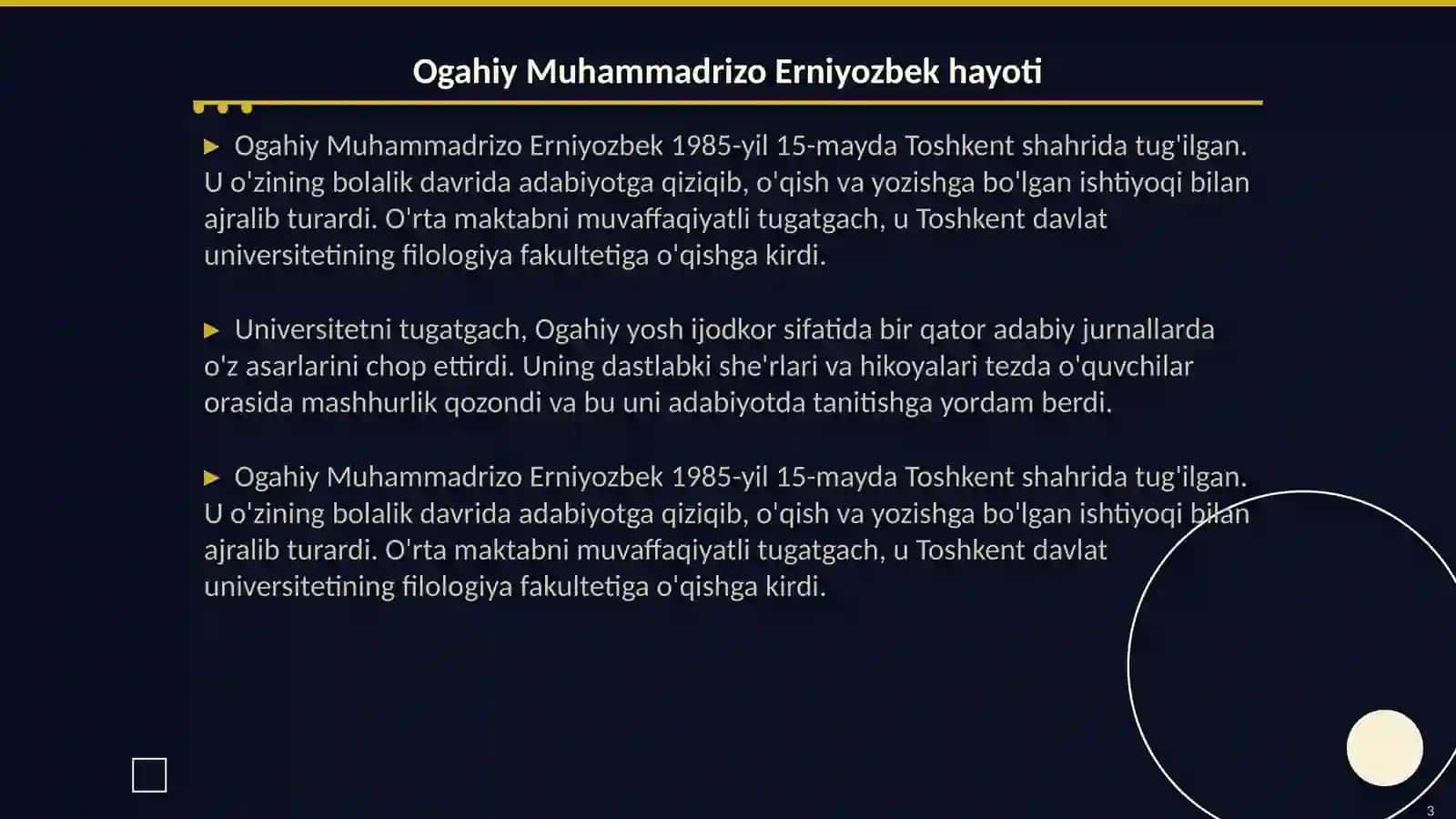 Ogahiy Muhammadrizo Erniyozbek 3