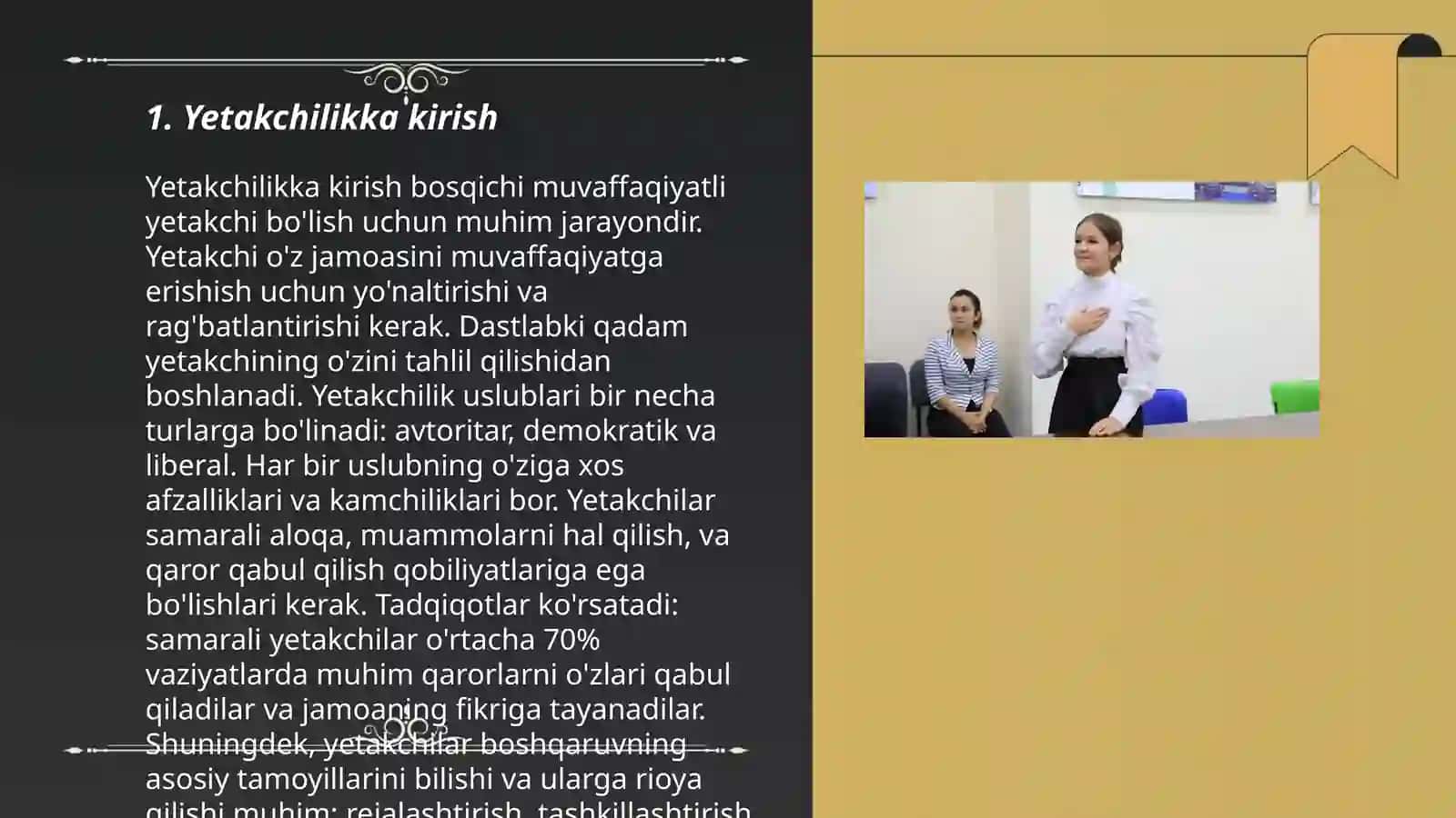 Yetakchilikning muhim jihatlari 3