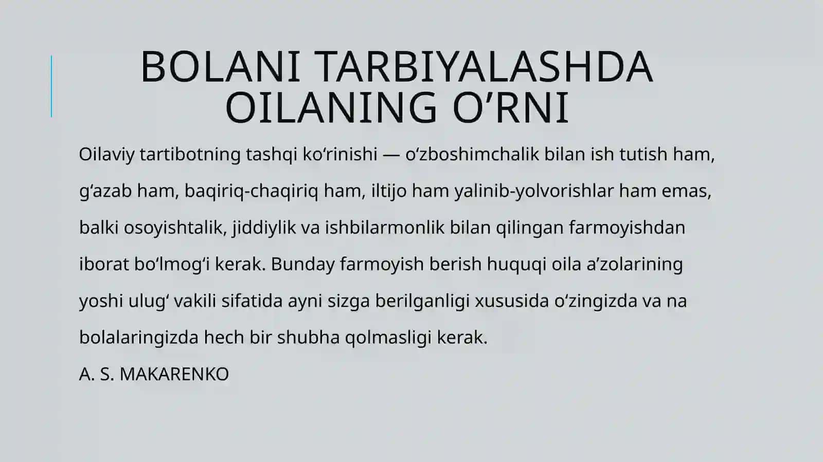 Oilatarbiyasi 3