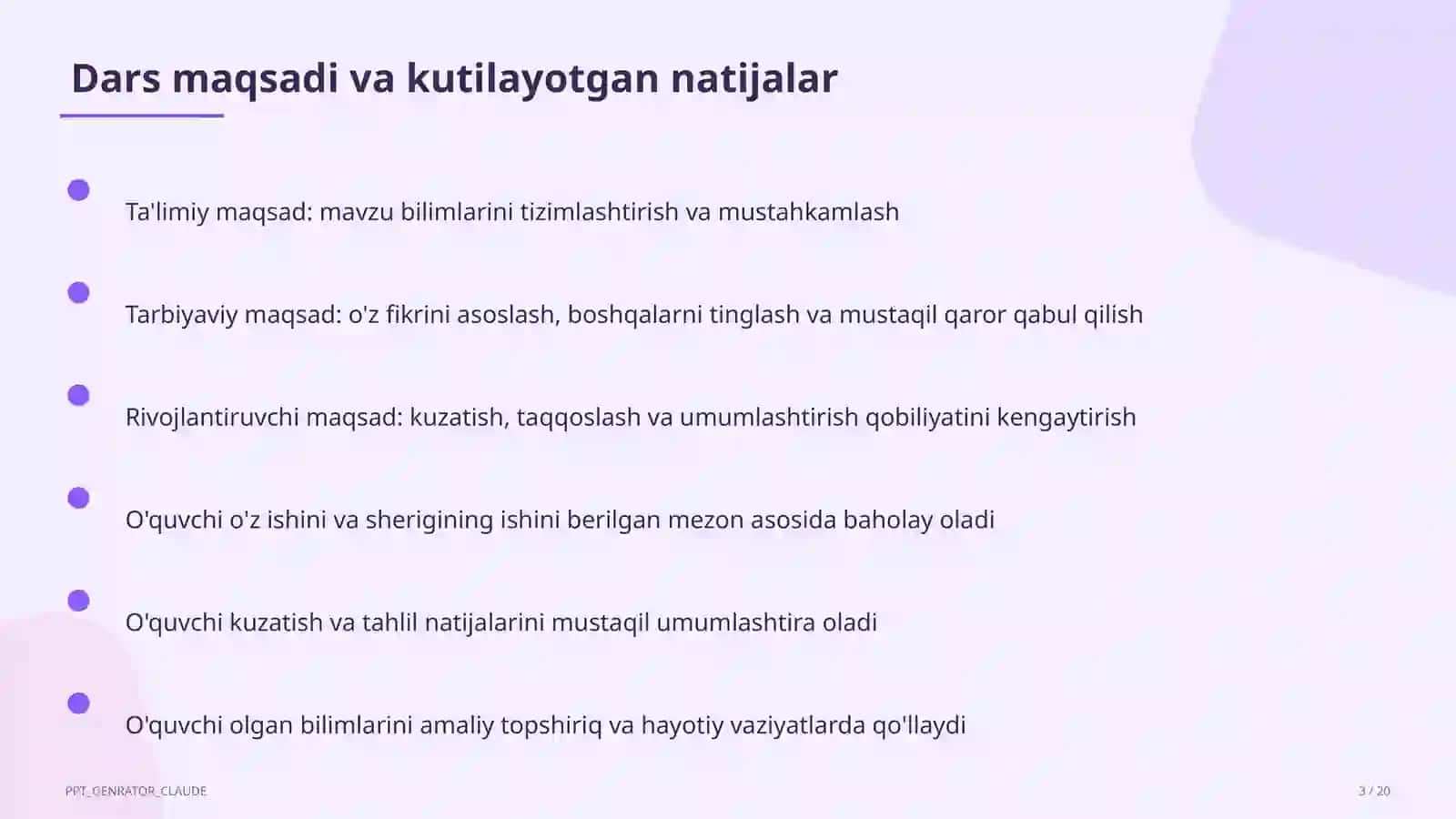 Jadvaldan tashqari ko'paytirish va bo'lish (3-sinf) 3