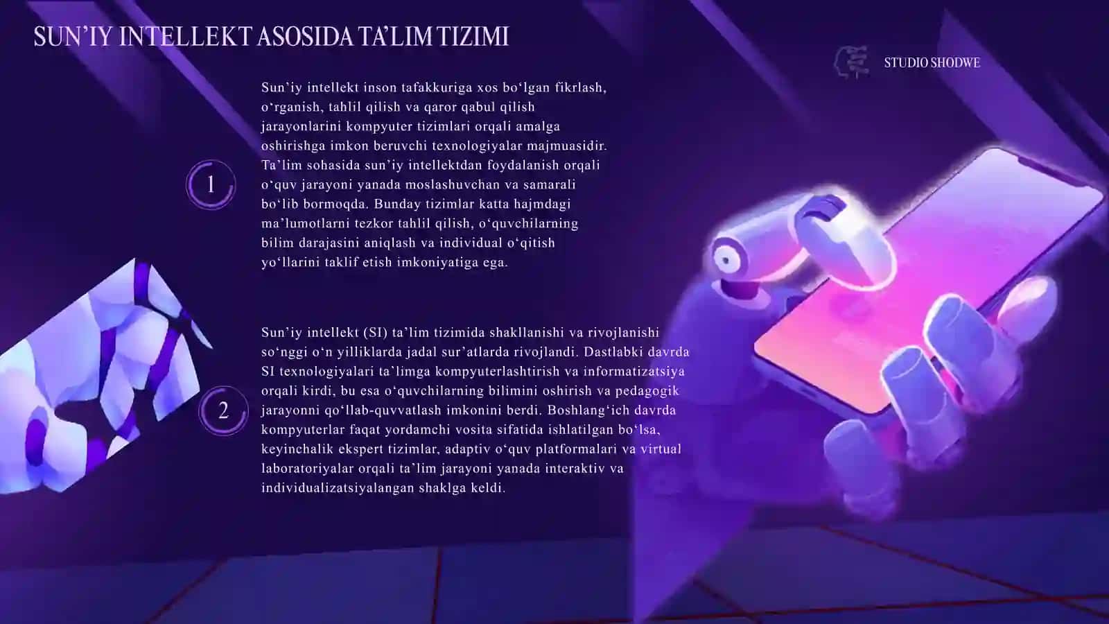 SUN’IY INTELLEKT ASOSIDA TA’LIM TIZIMI 3