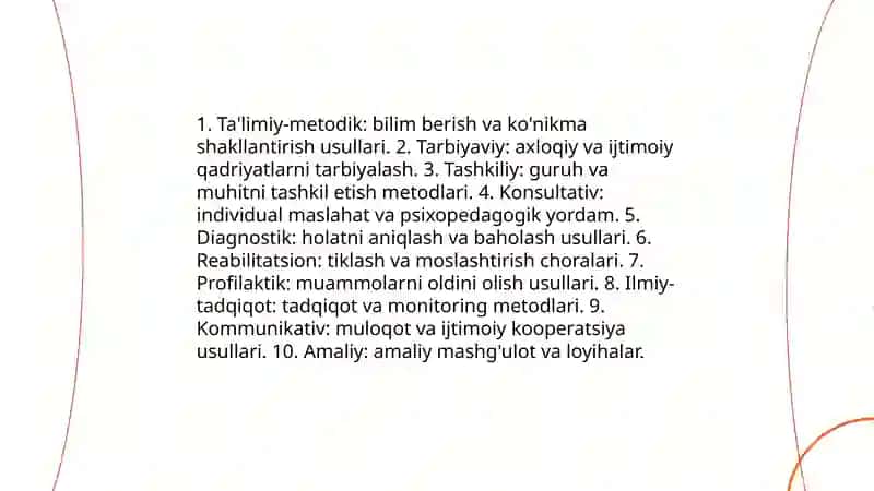 Ijtimoiy pedagogik faoliyat metodlari 3