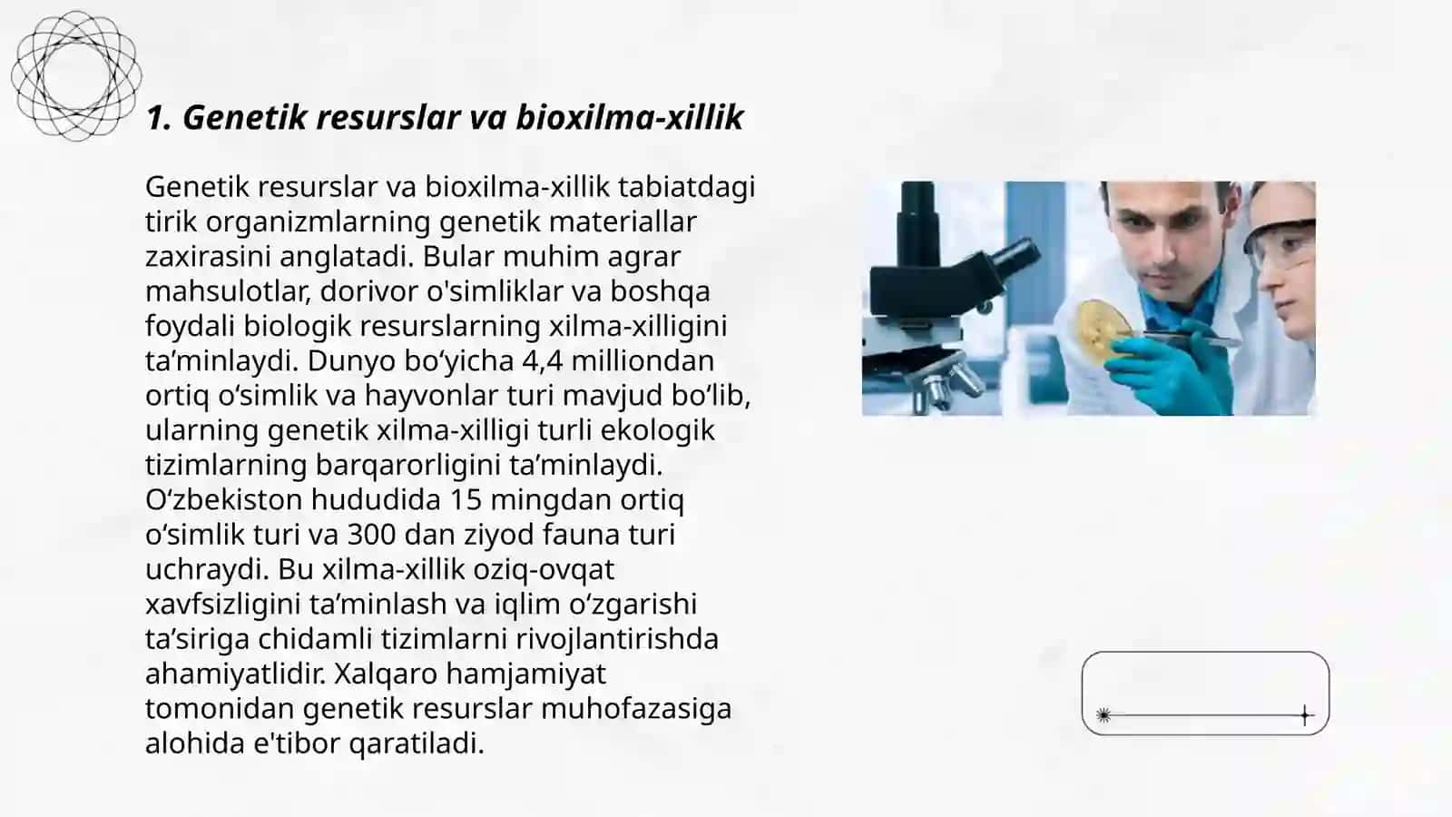 Genetik resurslar 3