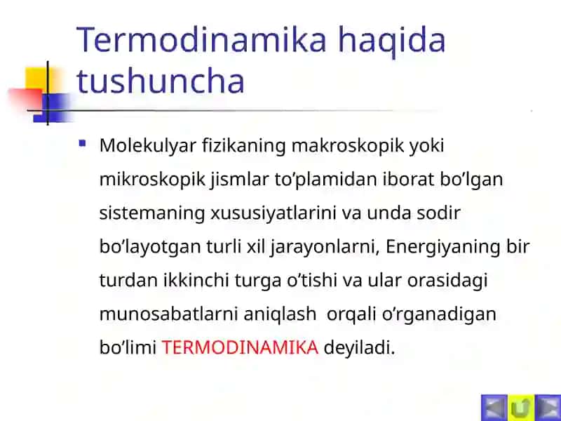 Termodinamika qonunlar 3