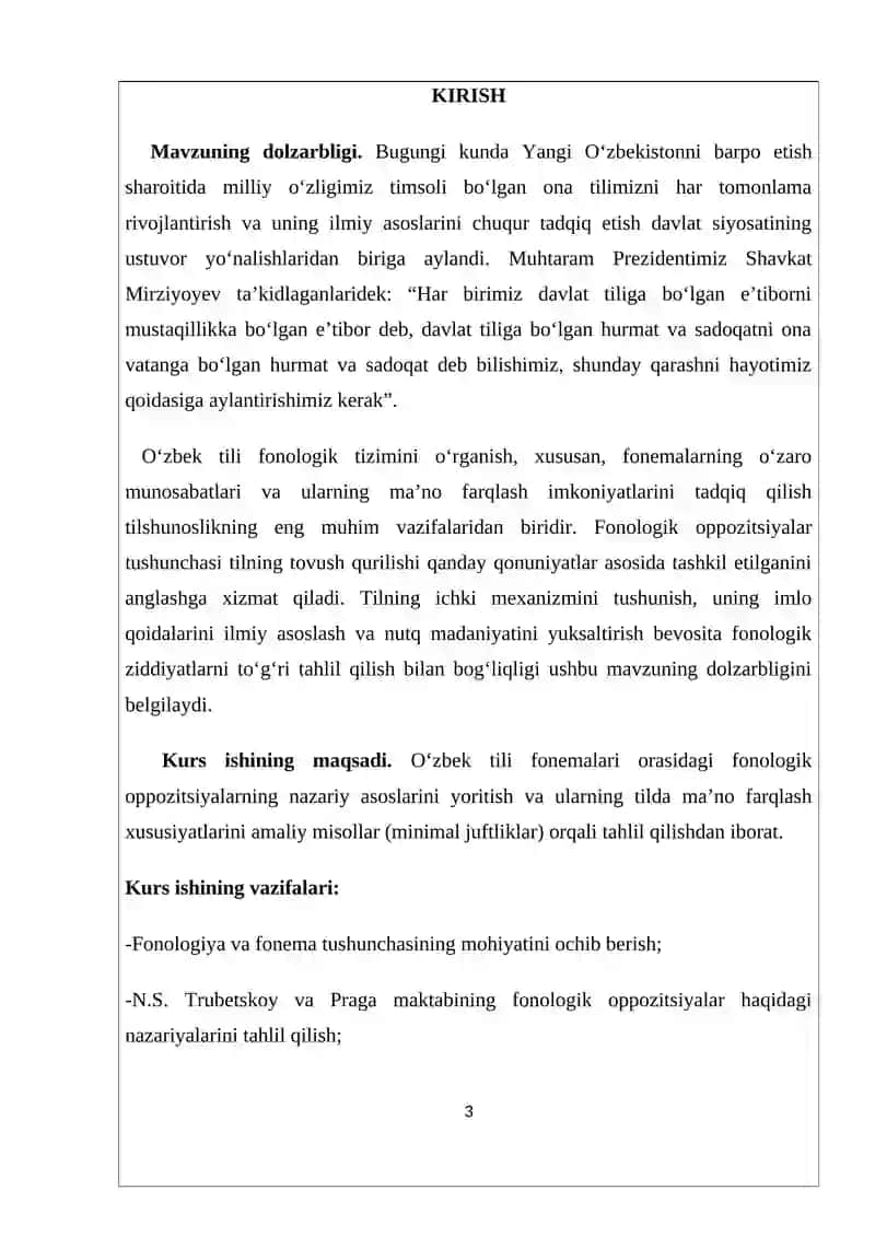 FONOLOGIK OPPOZITSIYALAR 3