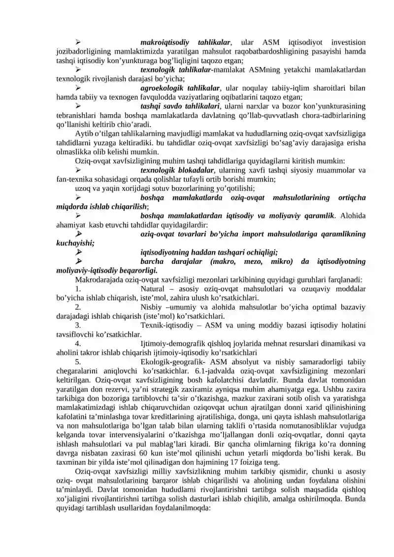 Oziq-ovqat xavfsizligi 3