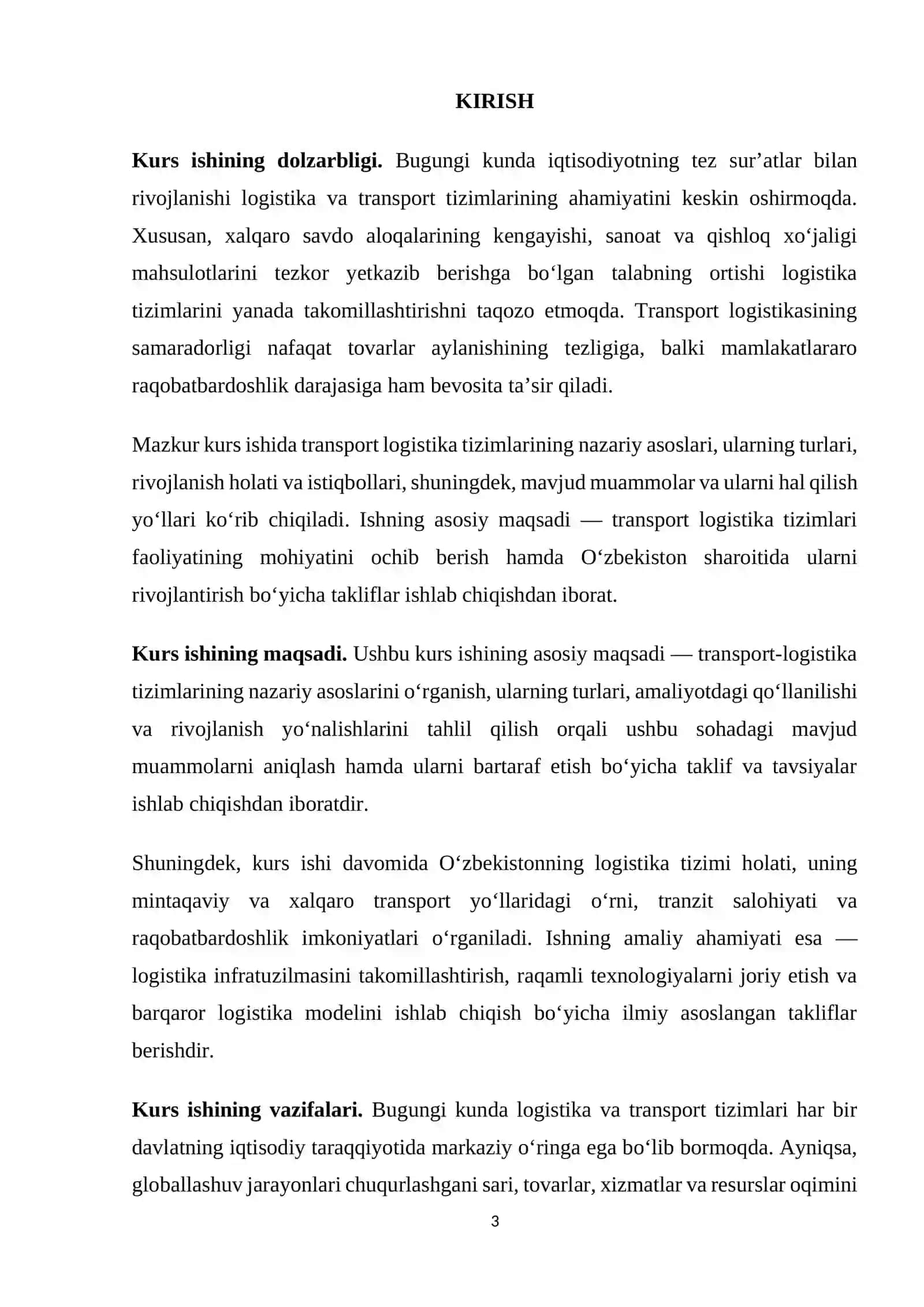 Transportning logistika tizimlari va rivojlanishi 3