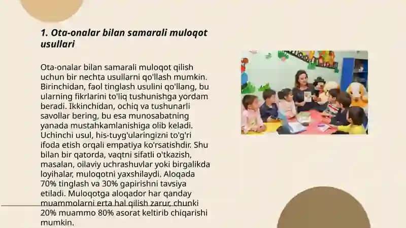 Ota-onalar bilan samarali muloqot usullari 3
