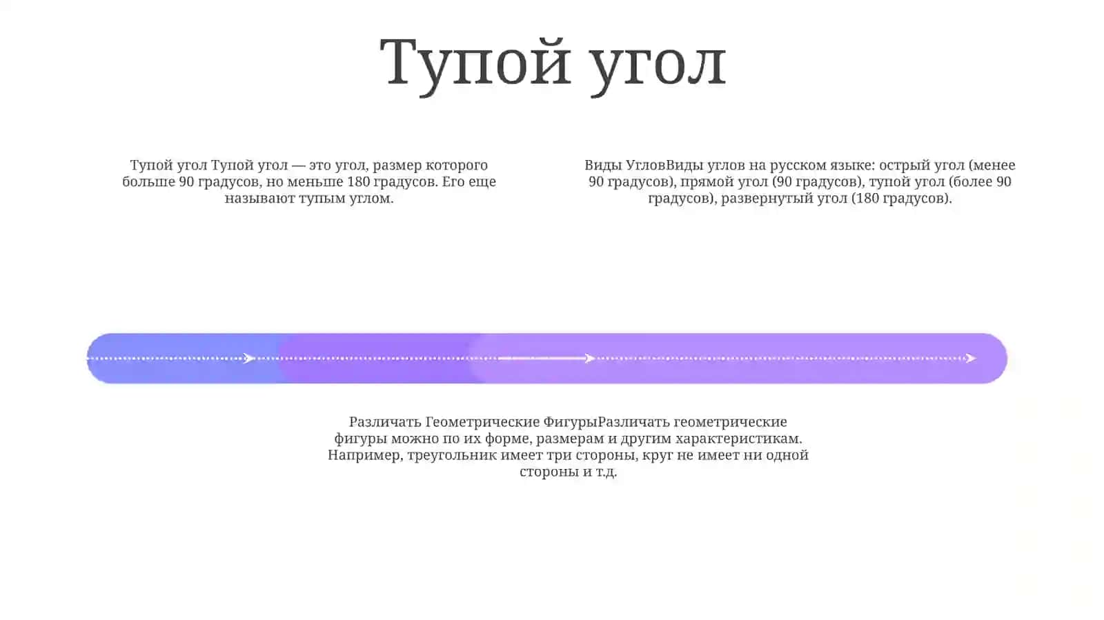 Виды Углов 3