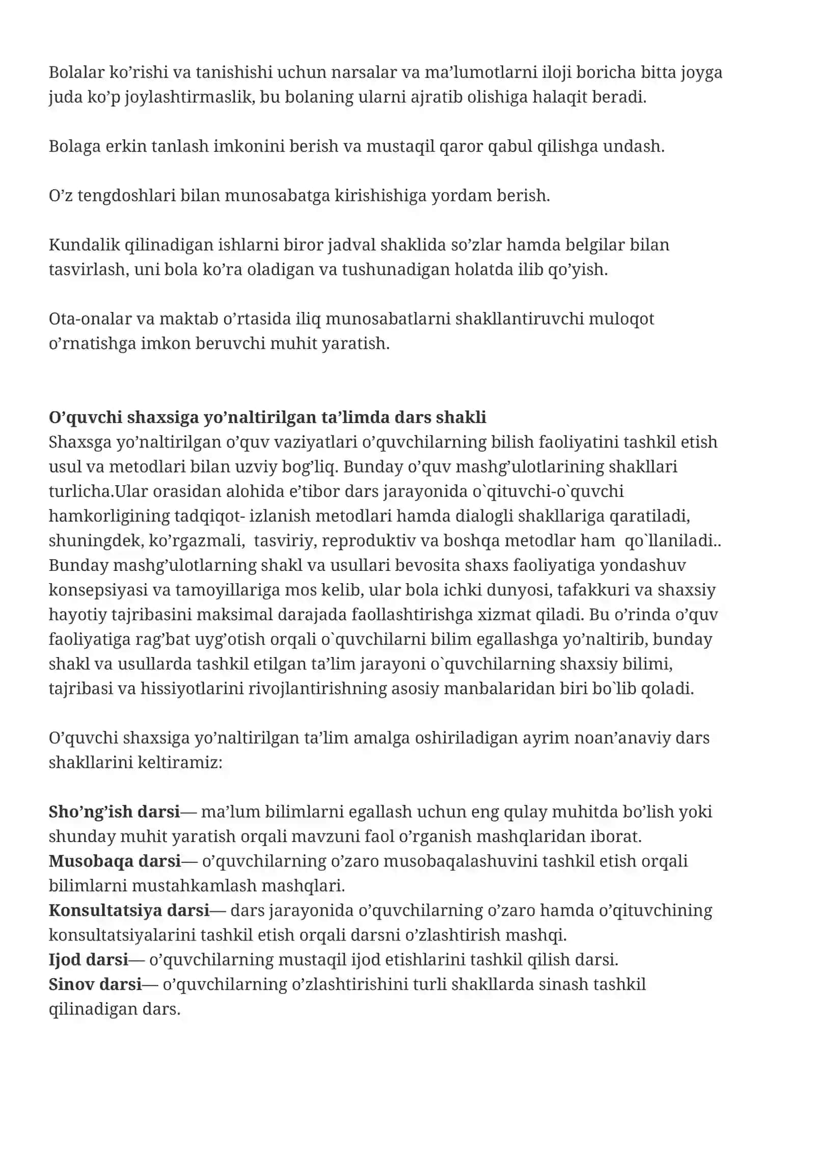 O’quvchi shaxsiga yo’naltirilgan ta’lim 3