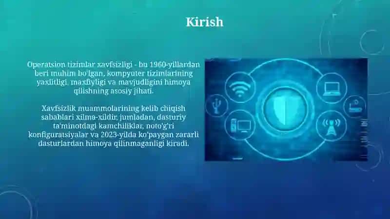 Operatsion tizimlar xavfsizligi 3