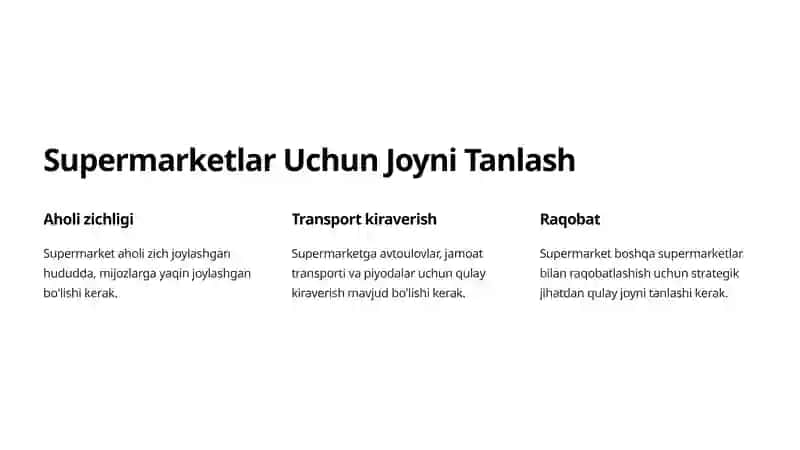 Supermarket Tashkil Etish Loyihasi 3