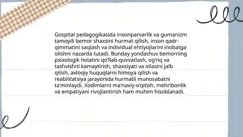 Gospital pedagogikaning asosiy tamoyillari 3