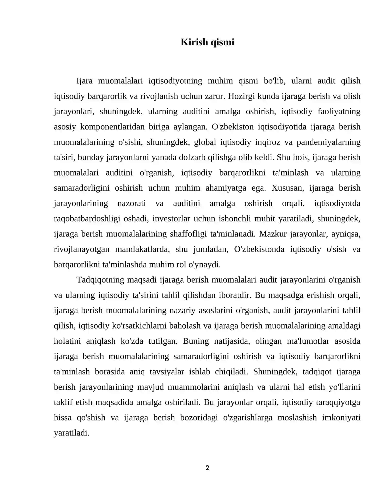 Ijara muomalalari auditi 3