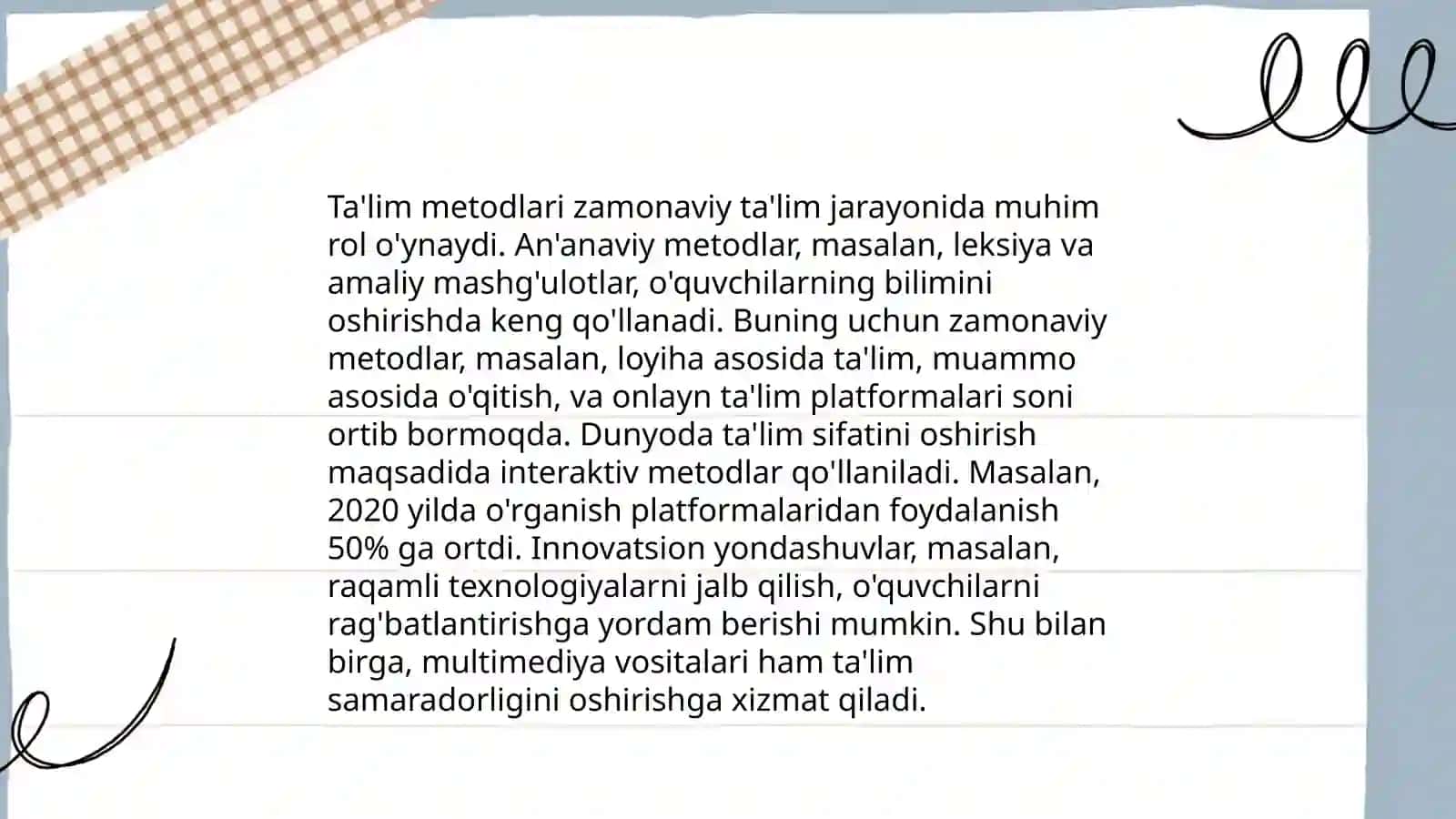 Tarbiyaning umumiy metodlari 3
